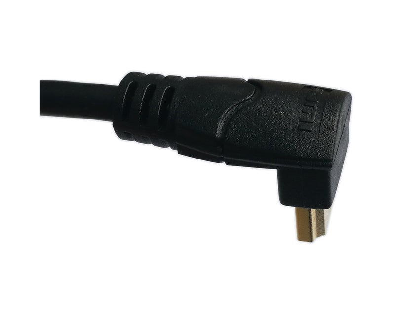 zdyCGTime 5 Inch HDMI Up Angle 90 Degree Vertical Right Cable -Supports 4K@60Hz, High Speed, HDMI 2.0 Ready - UHD, Ethernet & Audio Return - Video 4K 2160p, HD 1080p.(Male-Male) - Image 4